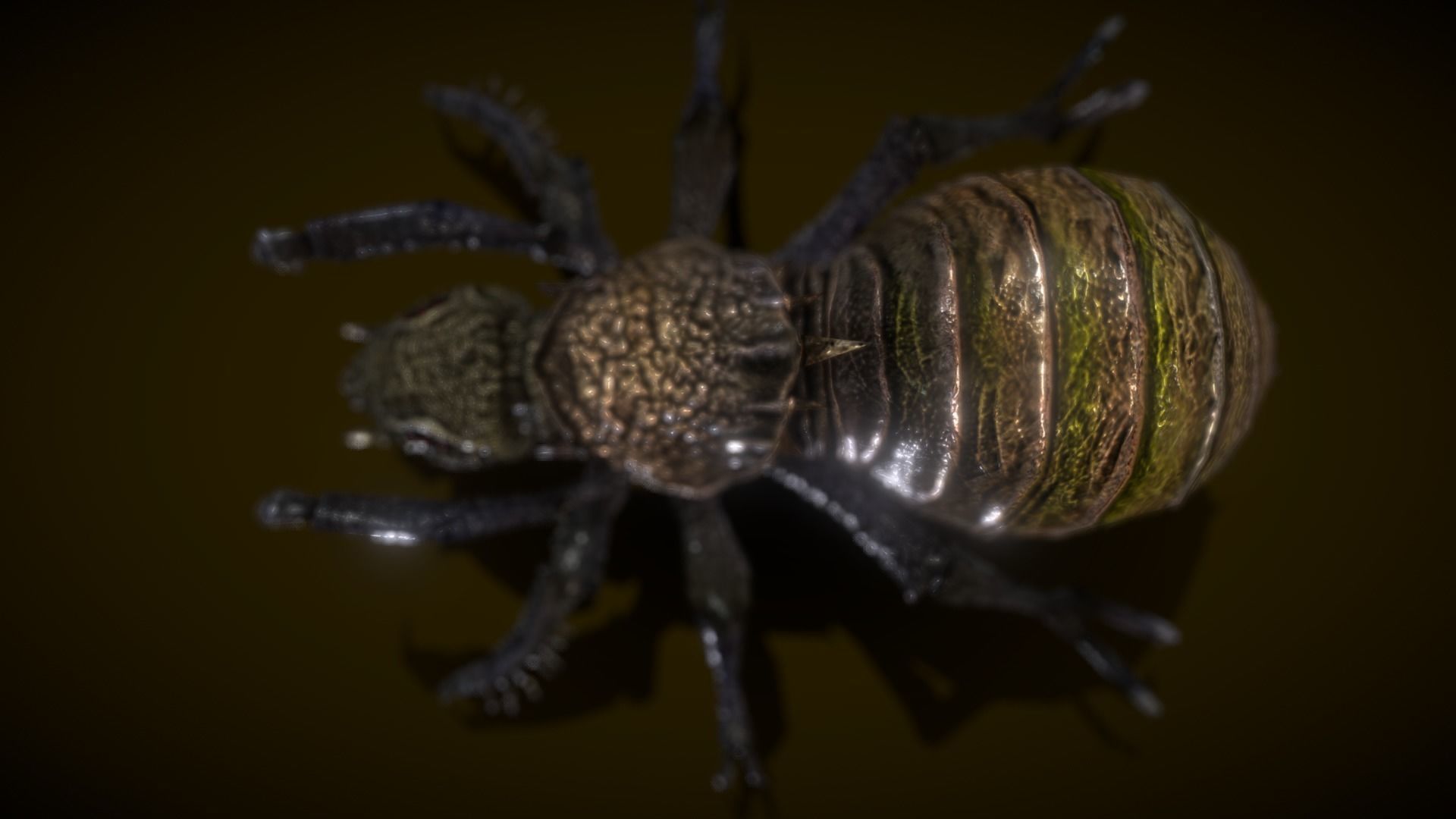 Minecrawler lowpoly Low-poly 3D model_3