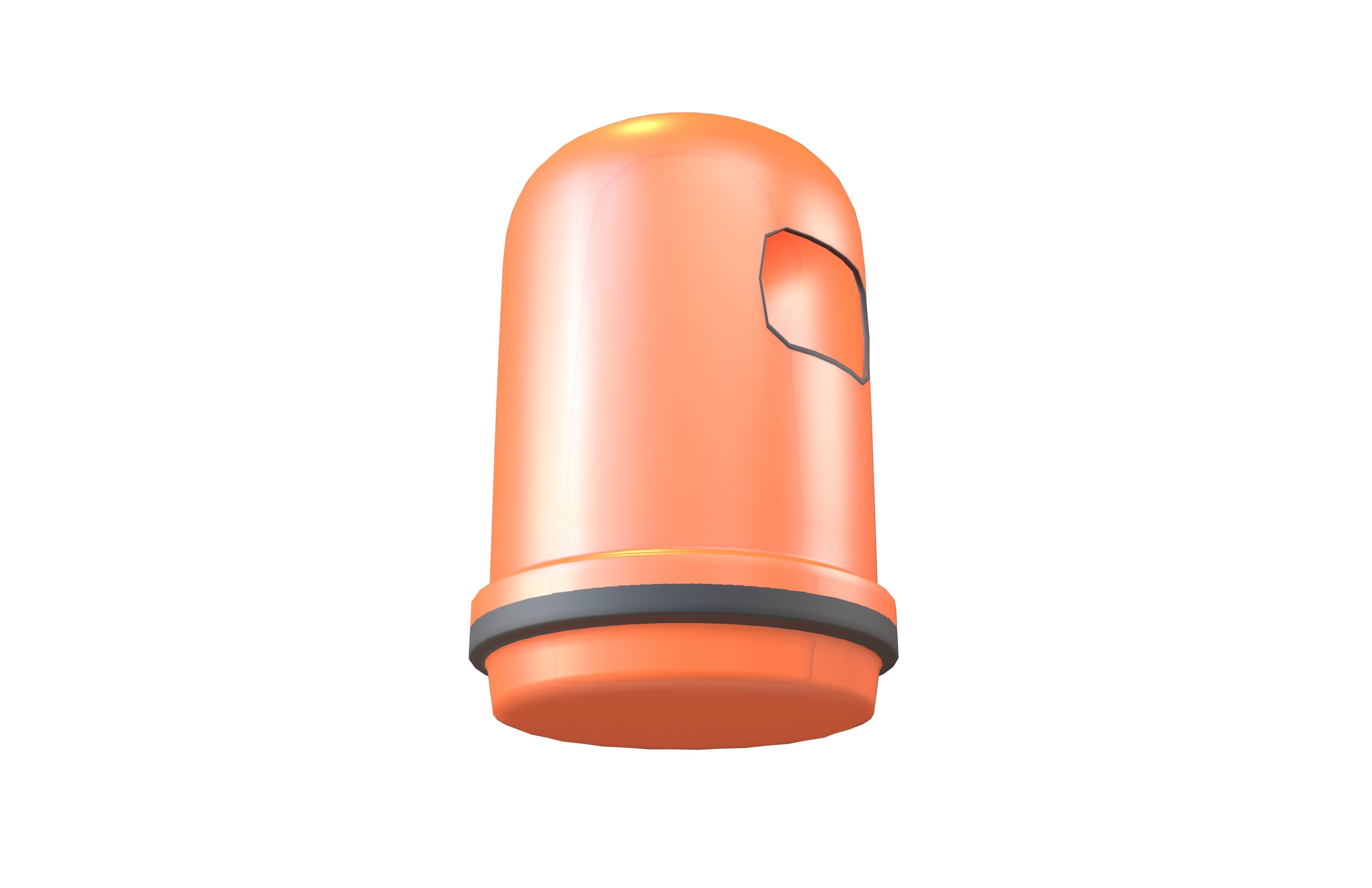 Cartoon Hong Kong Trash Can v1 001 Low-poly 3D model_3