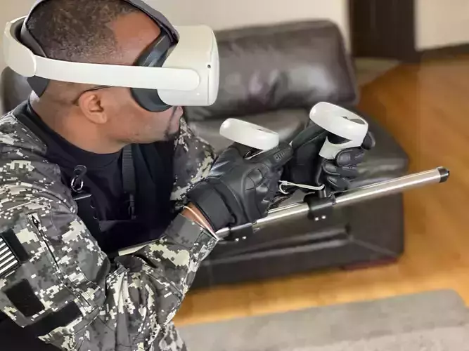 VR Gunstock for Oculus Quest 2 3D print model