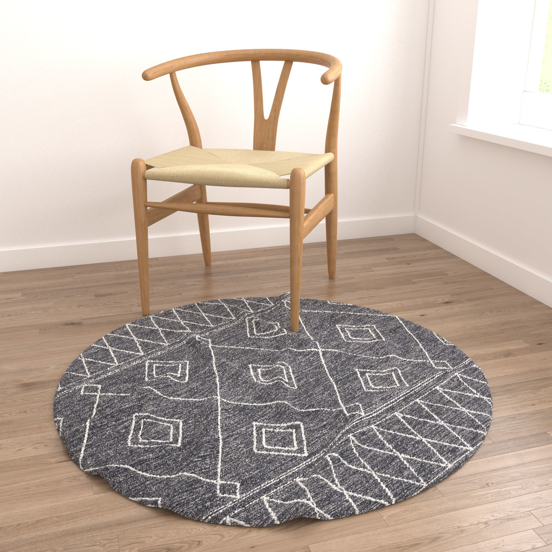 Rugs No 926 Low-poly 3D model_3