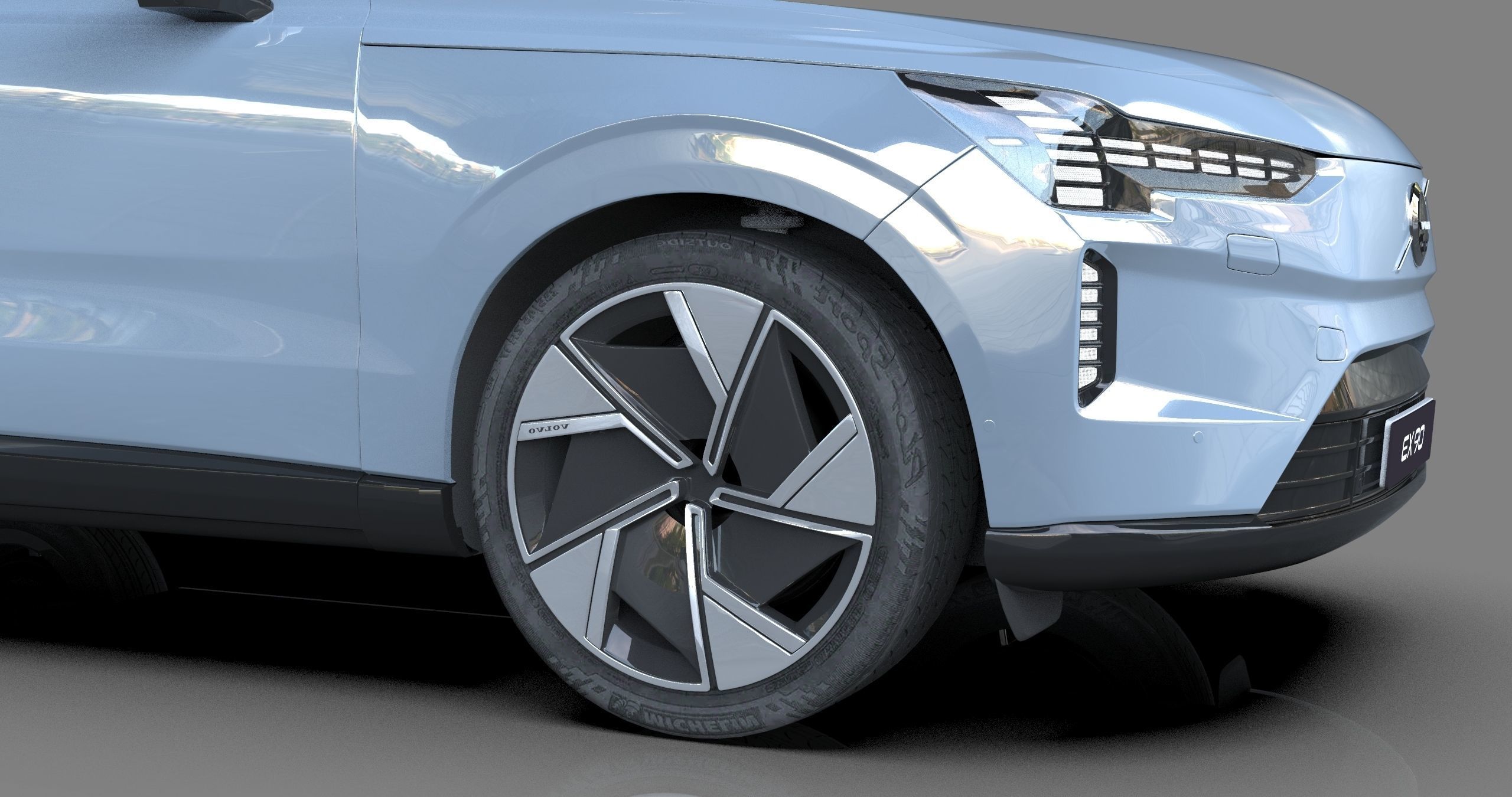 Volvo EX90 2023 Organizing 3D model_9