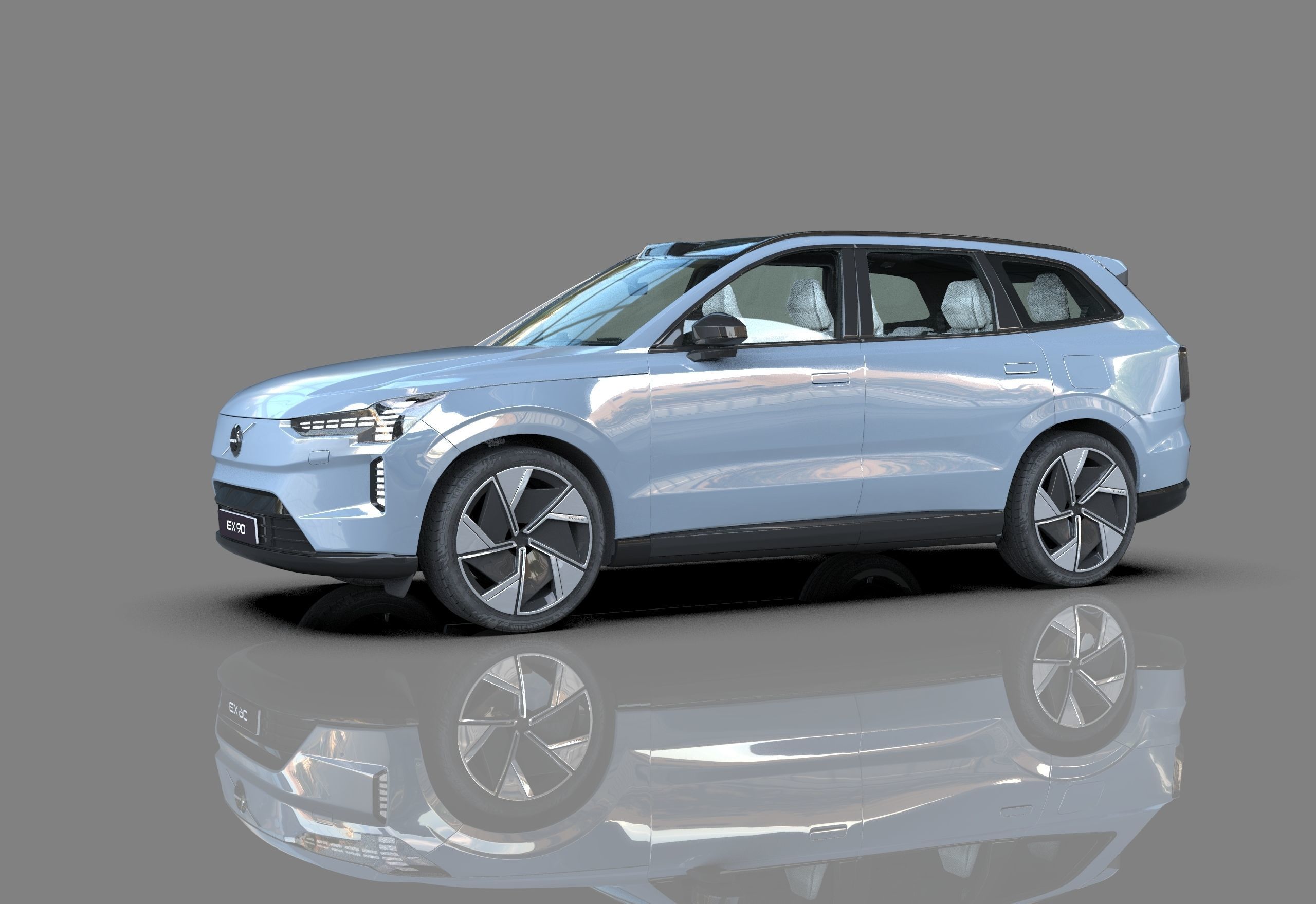 Volvo EX90 2023 Organizing 3D model_1