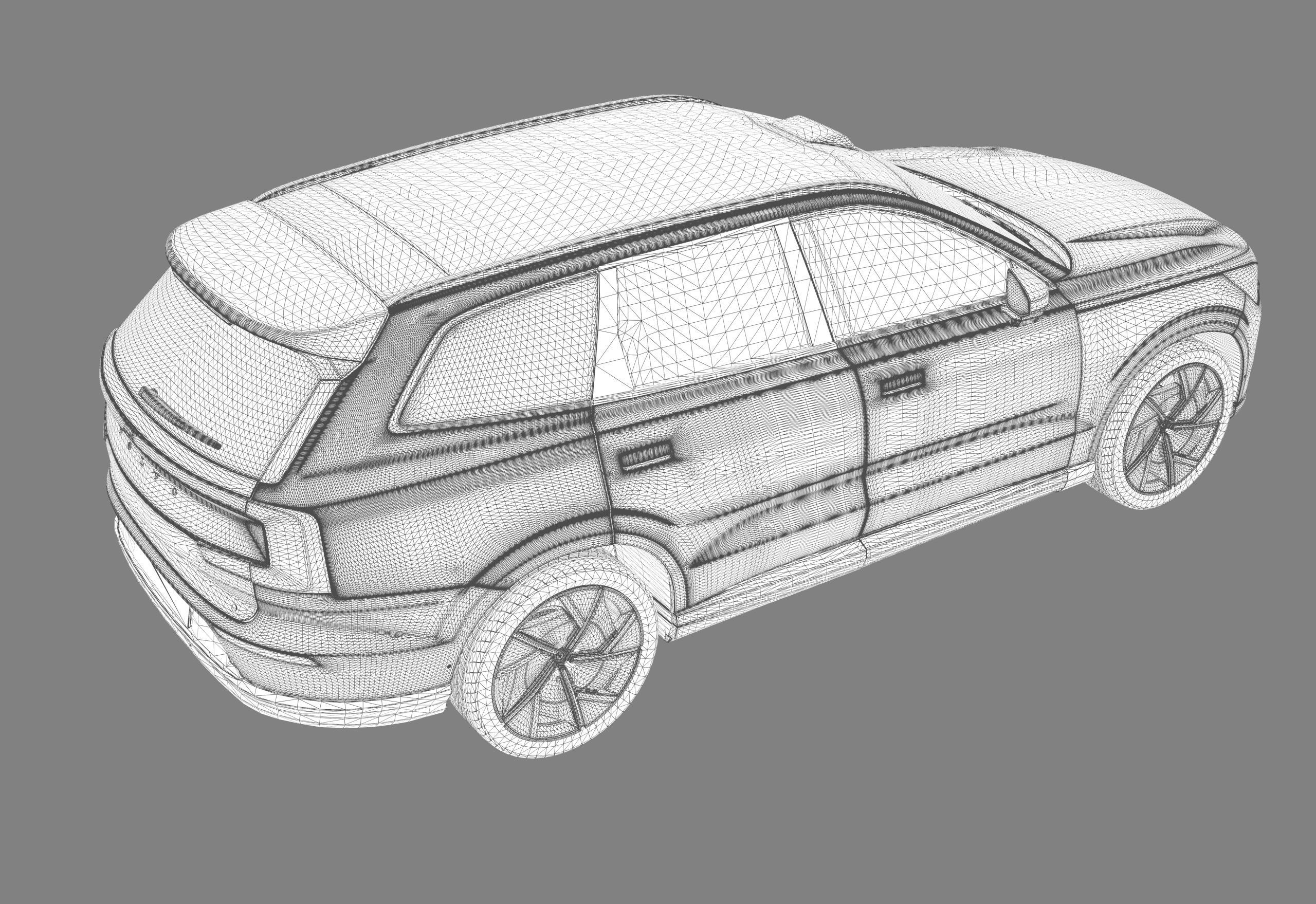 Volvo EX90 2023 Organizing 3D model_25