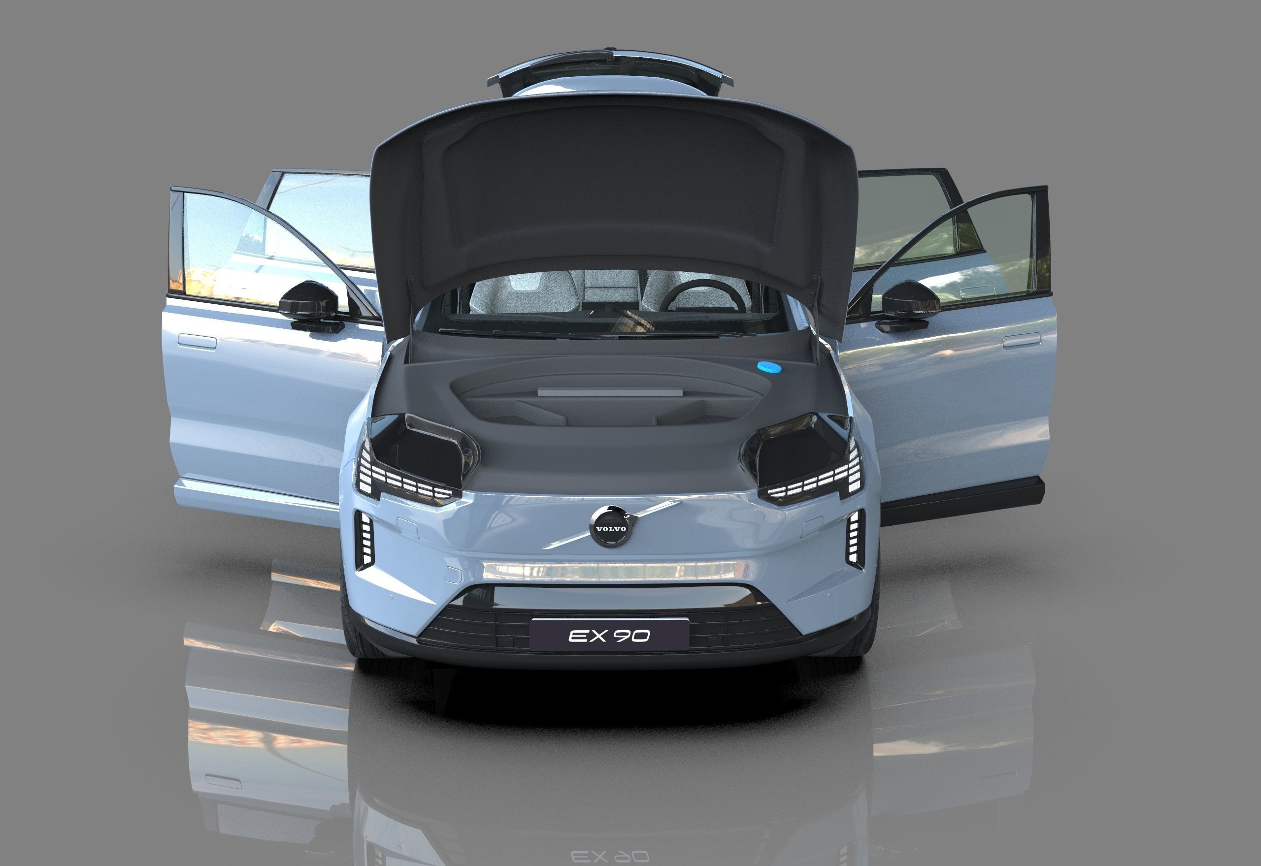 Volvo EX90 2023 Organizing 3D model_10