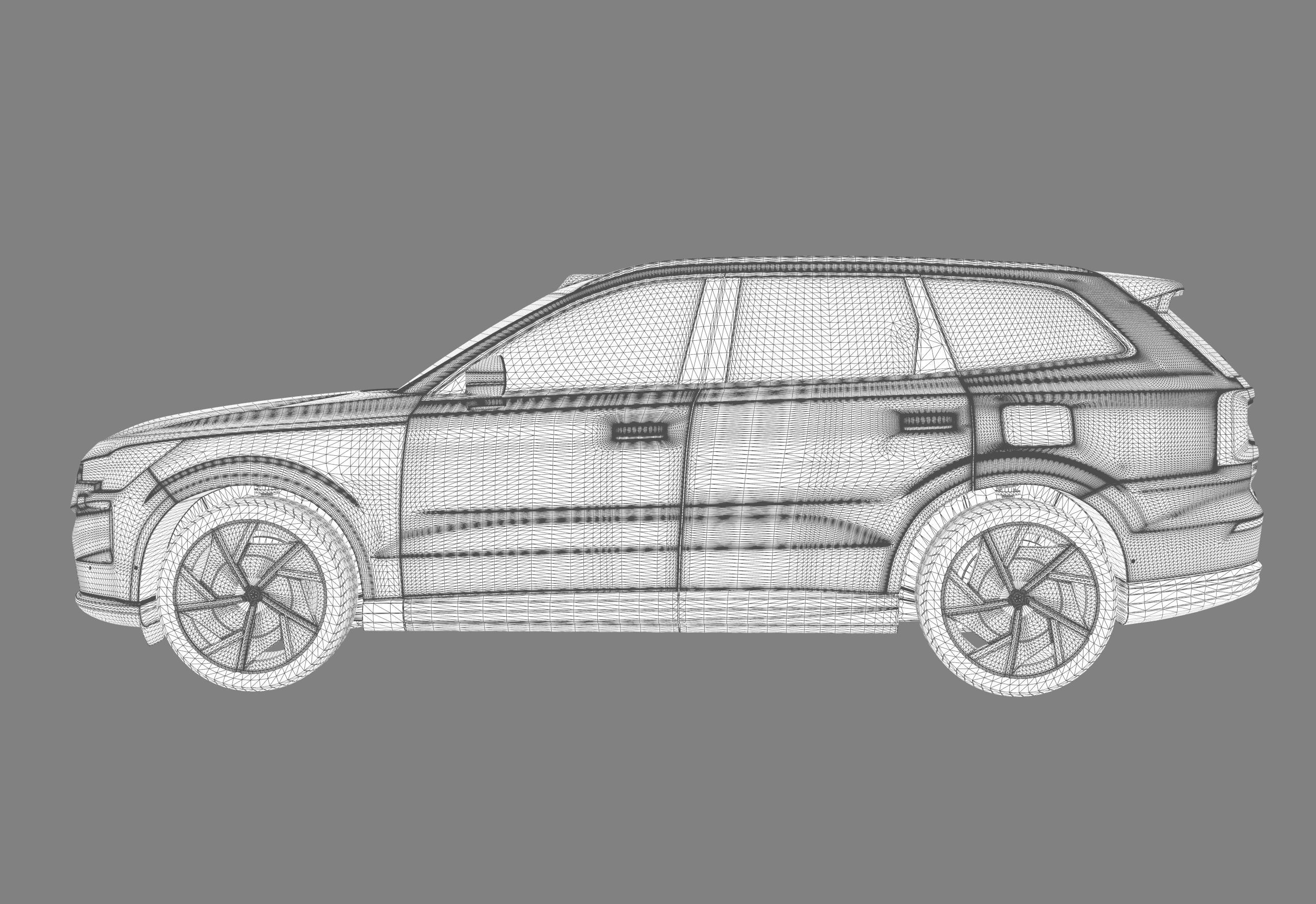 Volvo EX90 2023 Organizing 3D model_23
