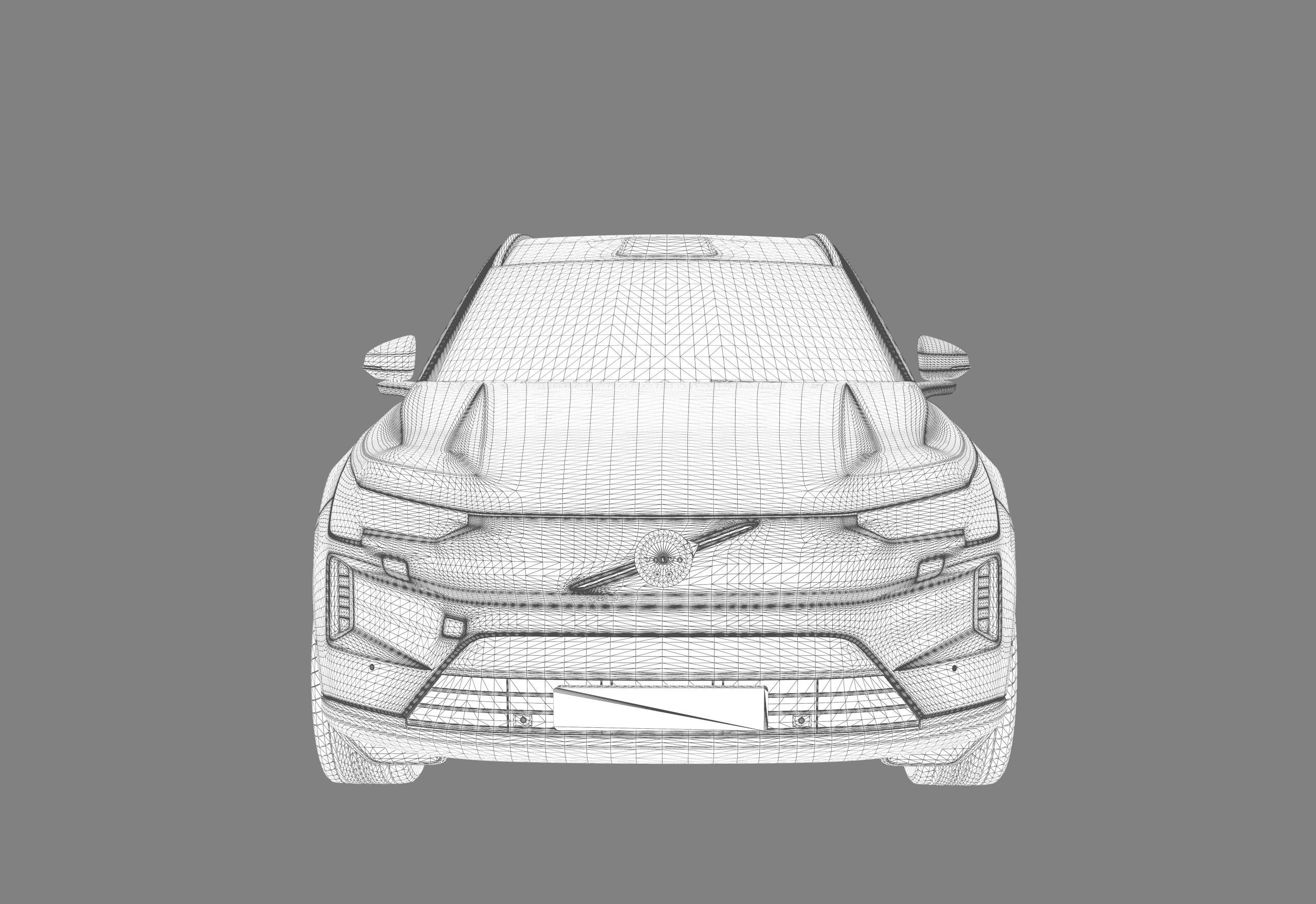 Volvo EX90 2023 Organizing 3D model_21
