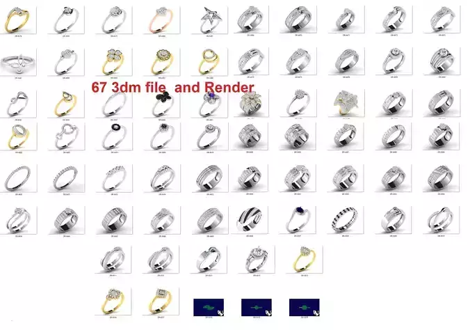 Ring lot1 3D print model