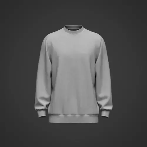 Mens sweatshirt 3d model 