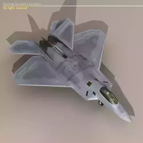 F22 raptor 3D model