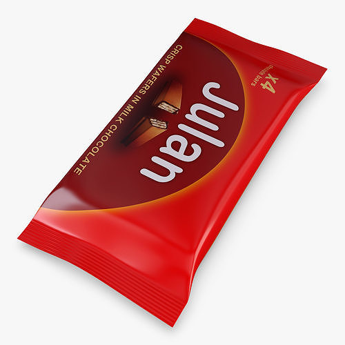 Chocolate Packaging Julan x4 Simple M 1 3D model 6