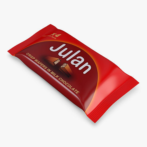Chocolate Packaging Julan x4 Simple M 1 3D model 5