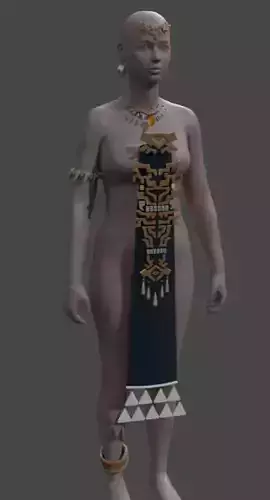QUEEN SONIA ZELDA COSPLAY 3D print model