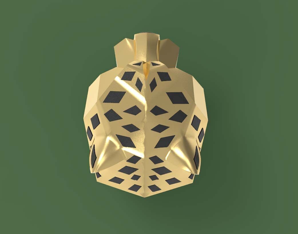 panther ring 3D print model_32