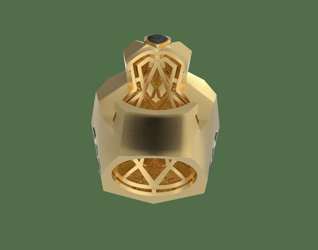 panther ring 3D print model_33