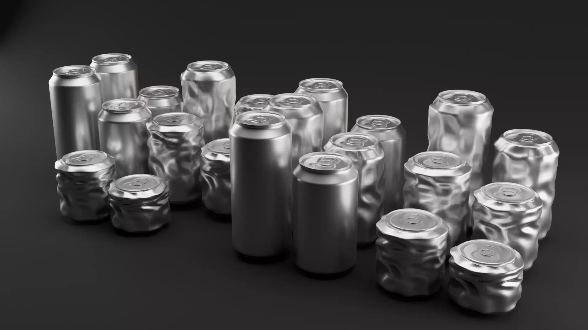 All in one Soda can 3D models pack 3D model_0