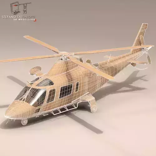 AW109LUH New Zealand 3D model