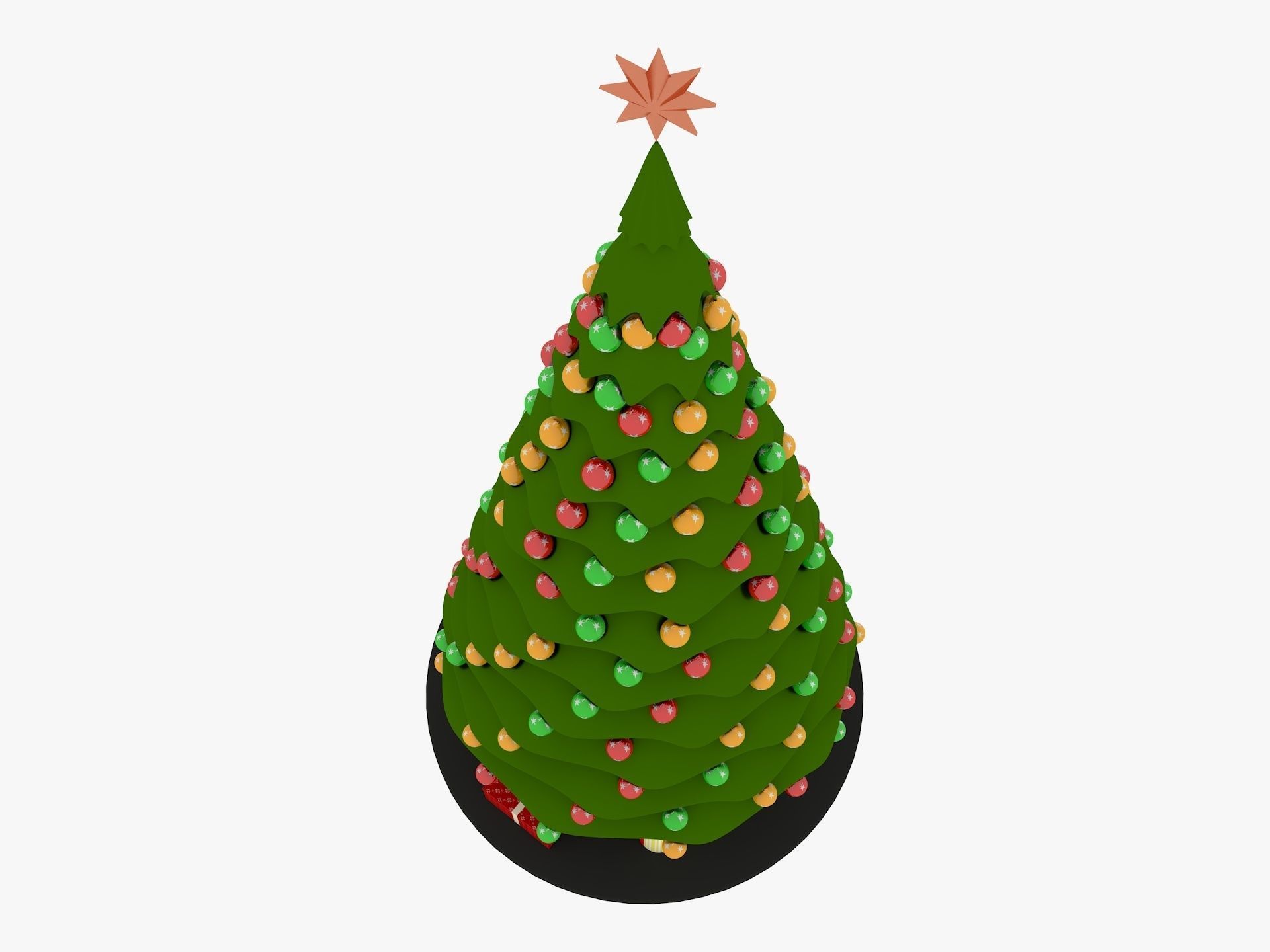 Christmas Tree 3D model_5