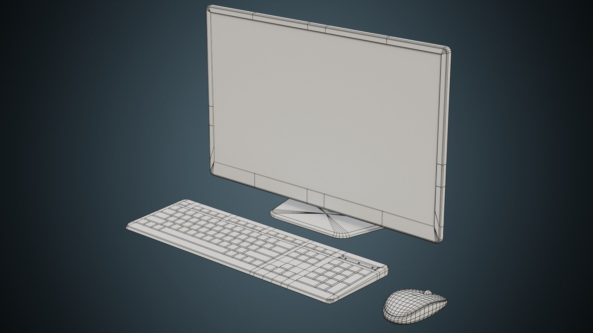 Medical Computer 2B Low-poly 3D model_5