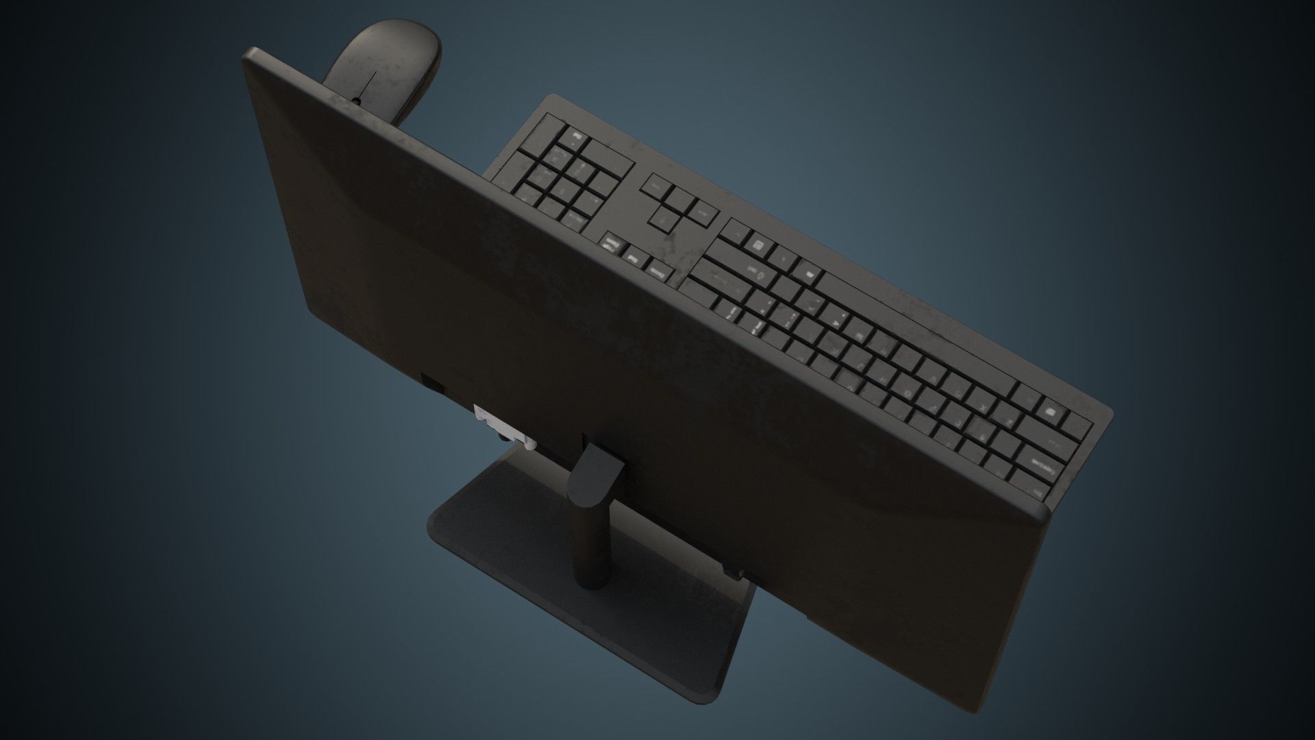 Medical Computer 2B Low-poly 3D model_2