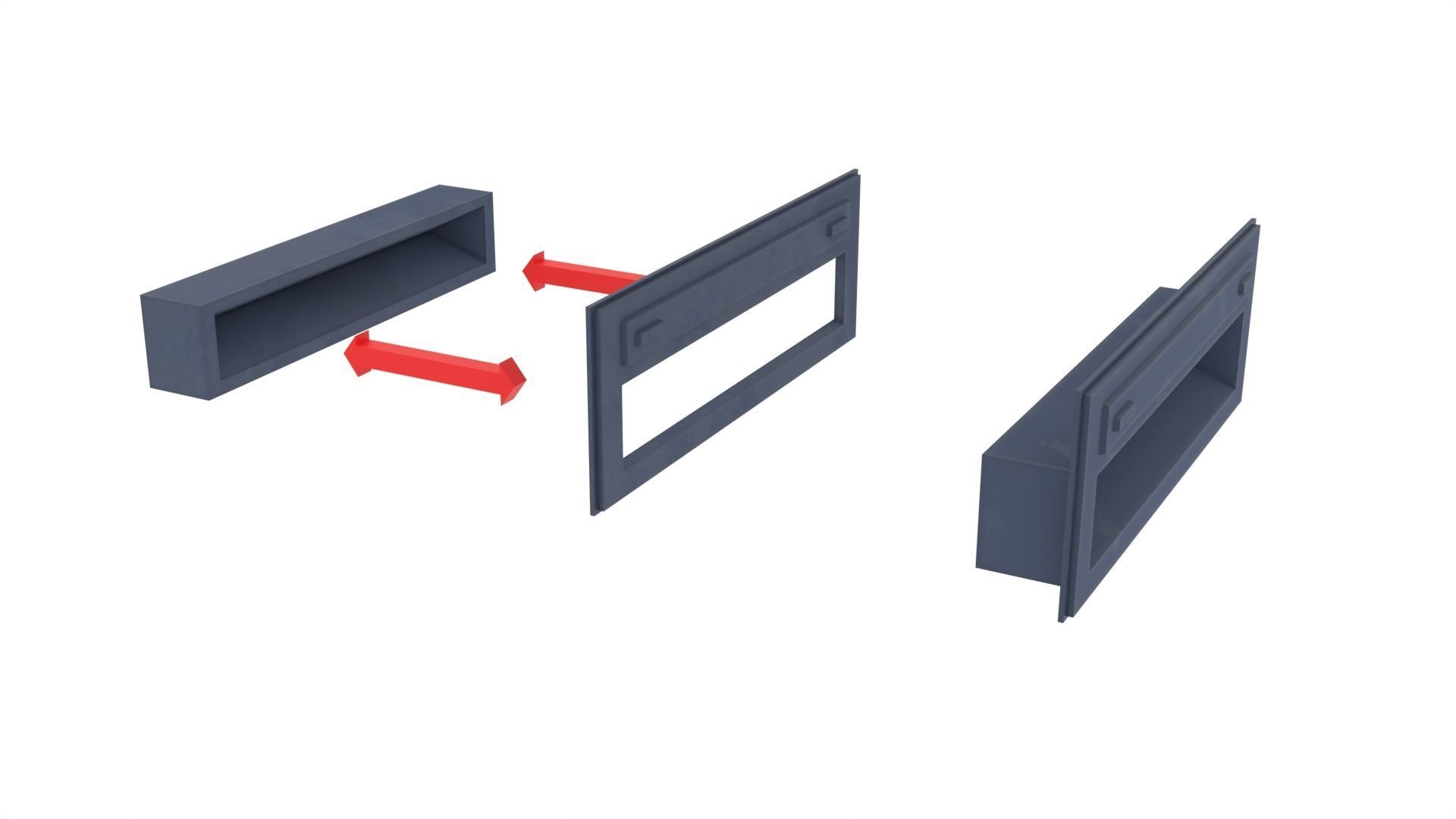 Set 2a - Death Star Extention Bridge 1-12 Scale Blackseries 3D Model Collection_23