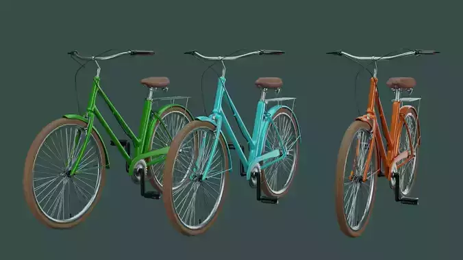 City bicycle 3D model
