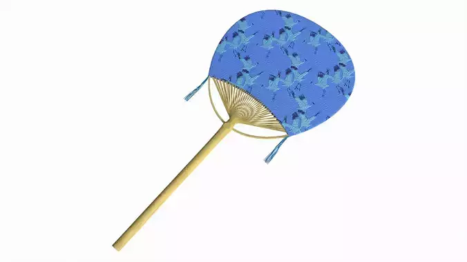 Japanese Uchiwa Hand Fan 01