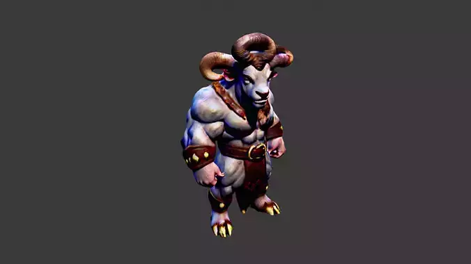 Bullman Low-poly 3D model