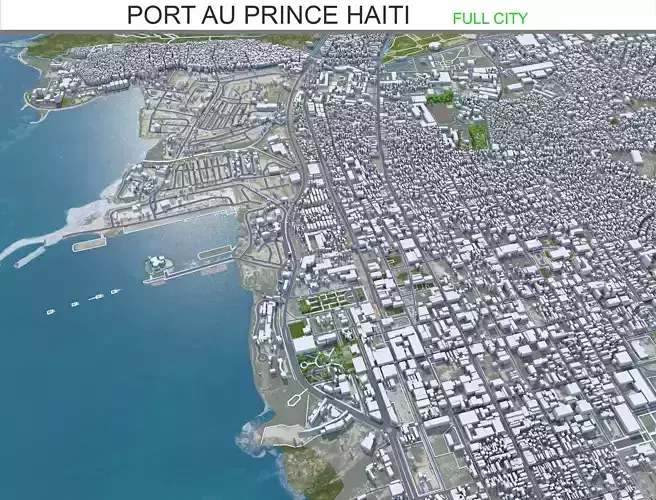 Port au Prince Haiti 20km