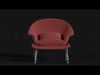 Womb Chair 3D model 3D model_1