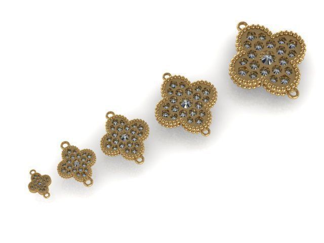 Vancleef flower5  3D print model_1