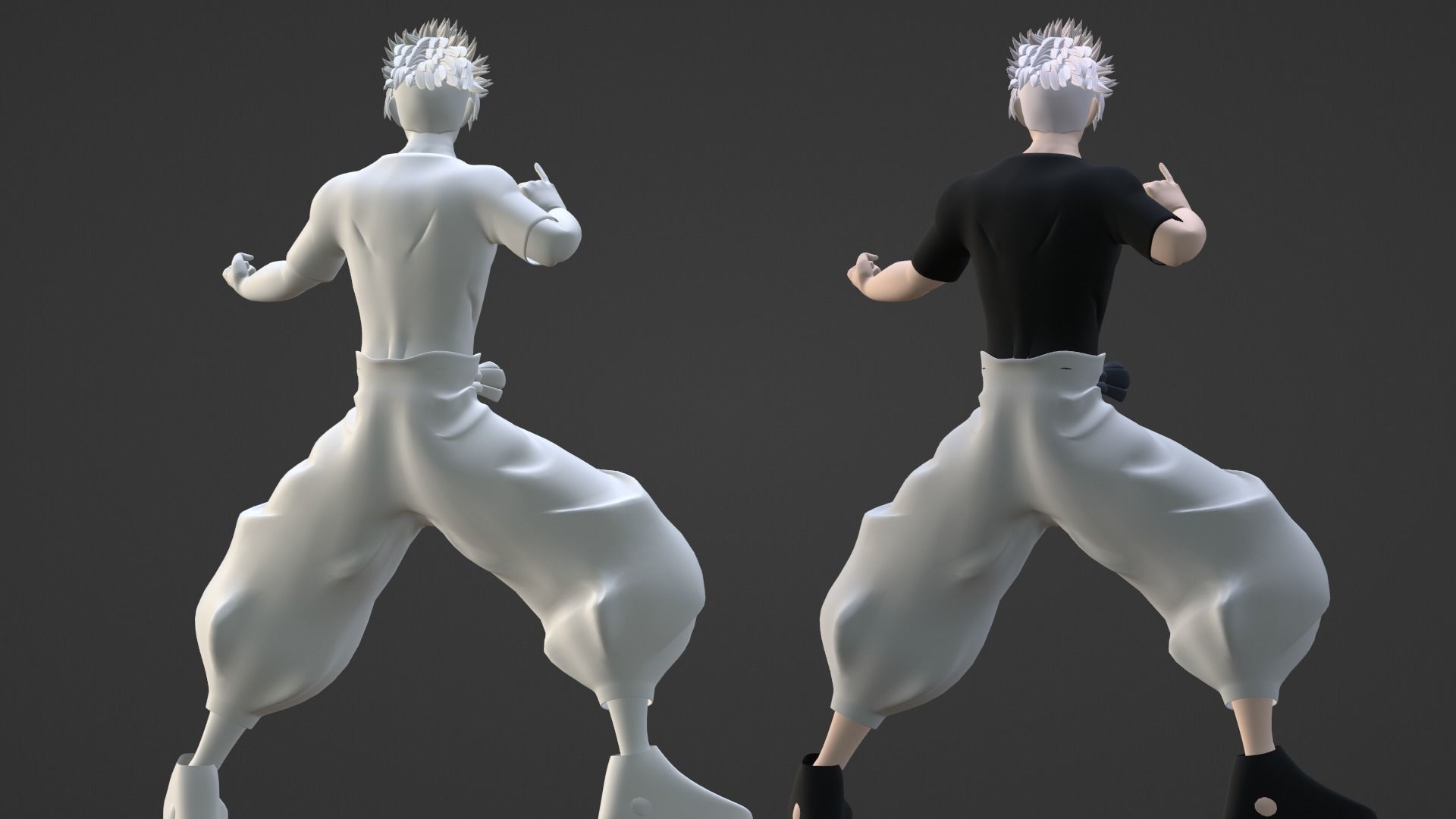 Gojo Satoru - Jujutsu Kaisen 3D model rigged | CGTrader