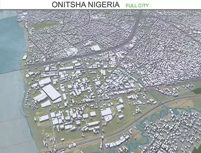 Onitsha Nigeria 40km