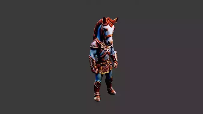 Centaur Low-poly 3D model