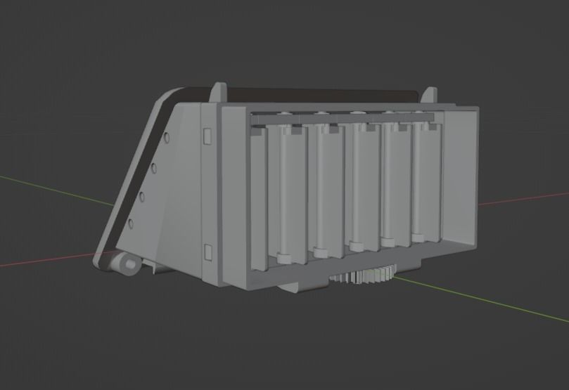 Vehicle Interior Air Vents 3D print model_2