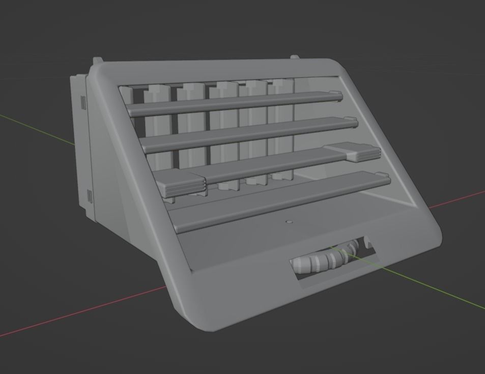 Vehicle Interior Air Vents 3D print model_1