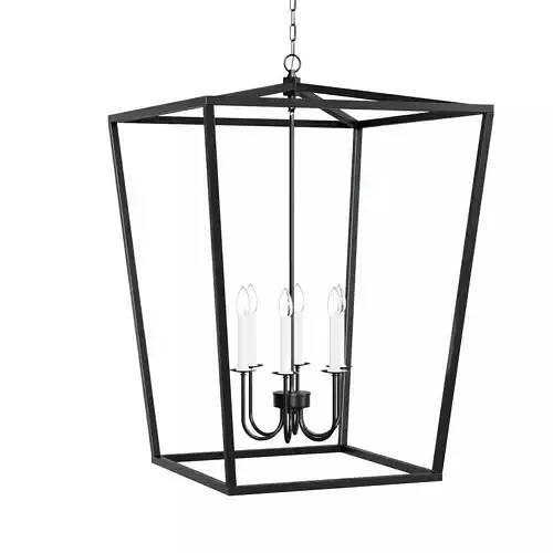 Living District Maddox 6 Light Chandelier