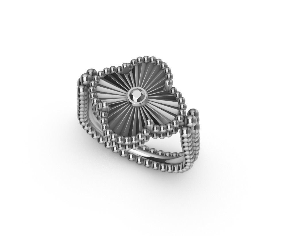 Reversible Ring 3D print model_8