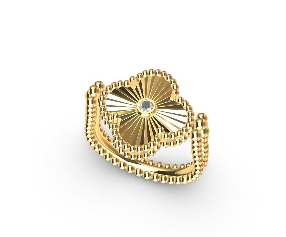 Reversible Ring 3D print model_5