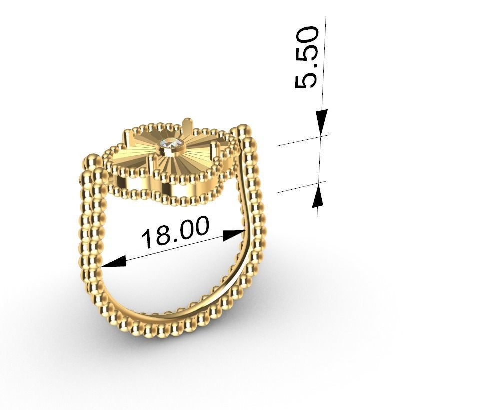 Reversible Ring 3D print model_3