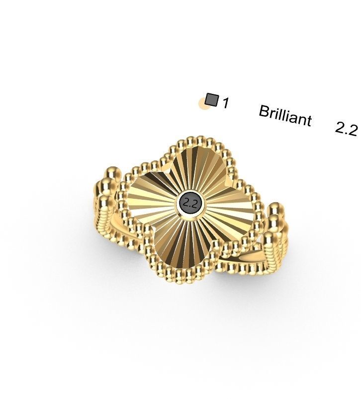 Reversible Ring 3D print model_4