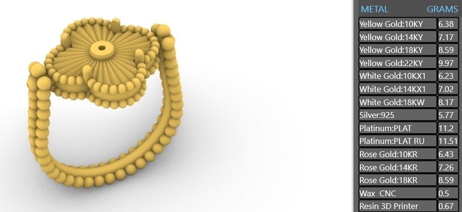 Reversible Ring 3D print model_2