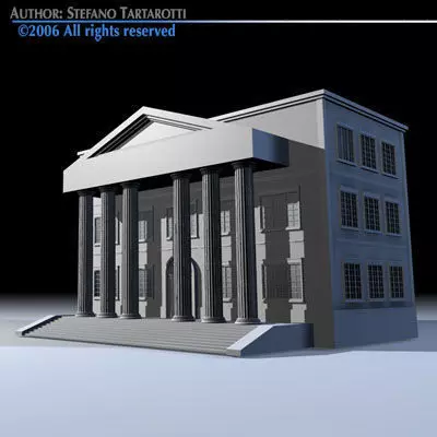Public building 2 3D model