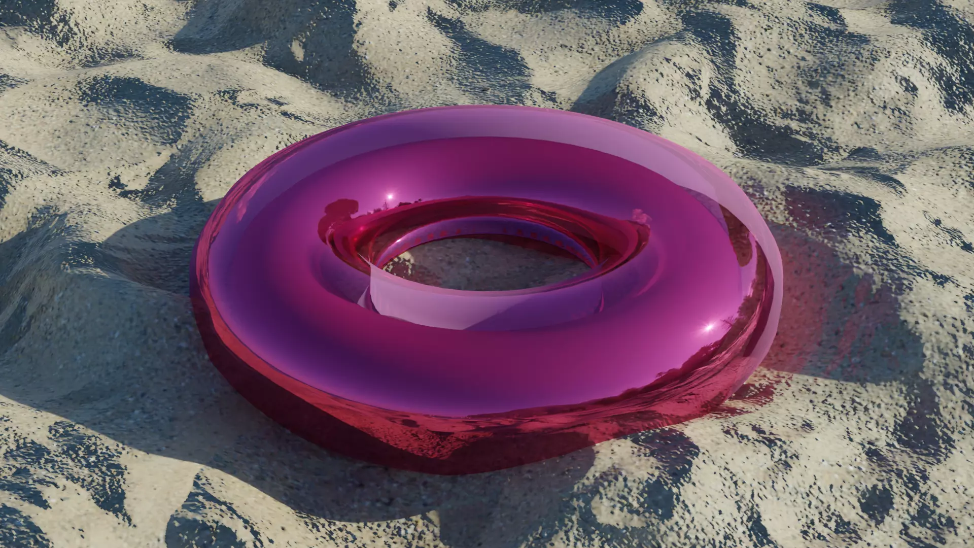 Pool Float Swim Ring Free 3D model_0