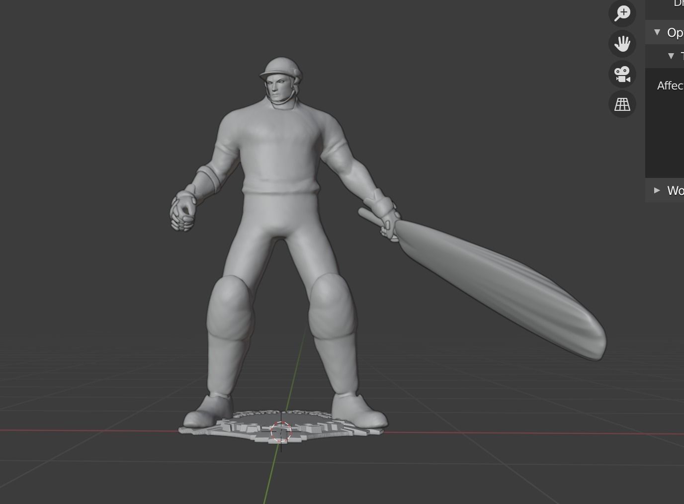 Arthur for print 3D print model_7