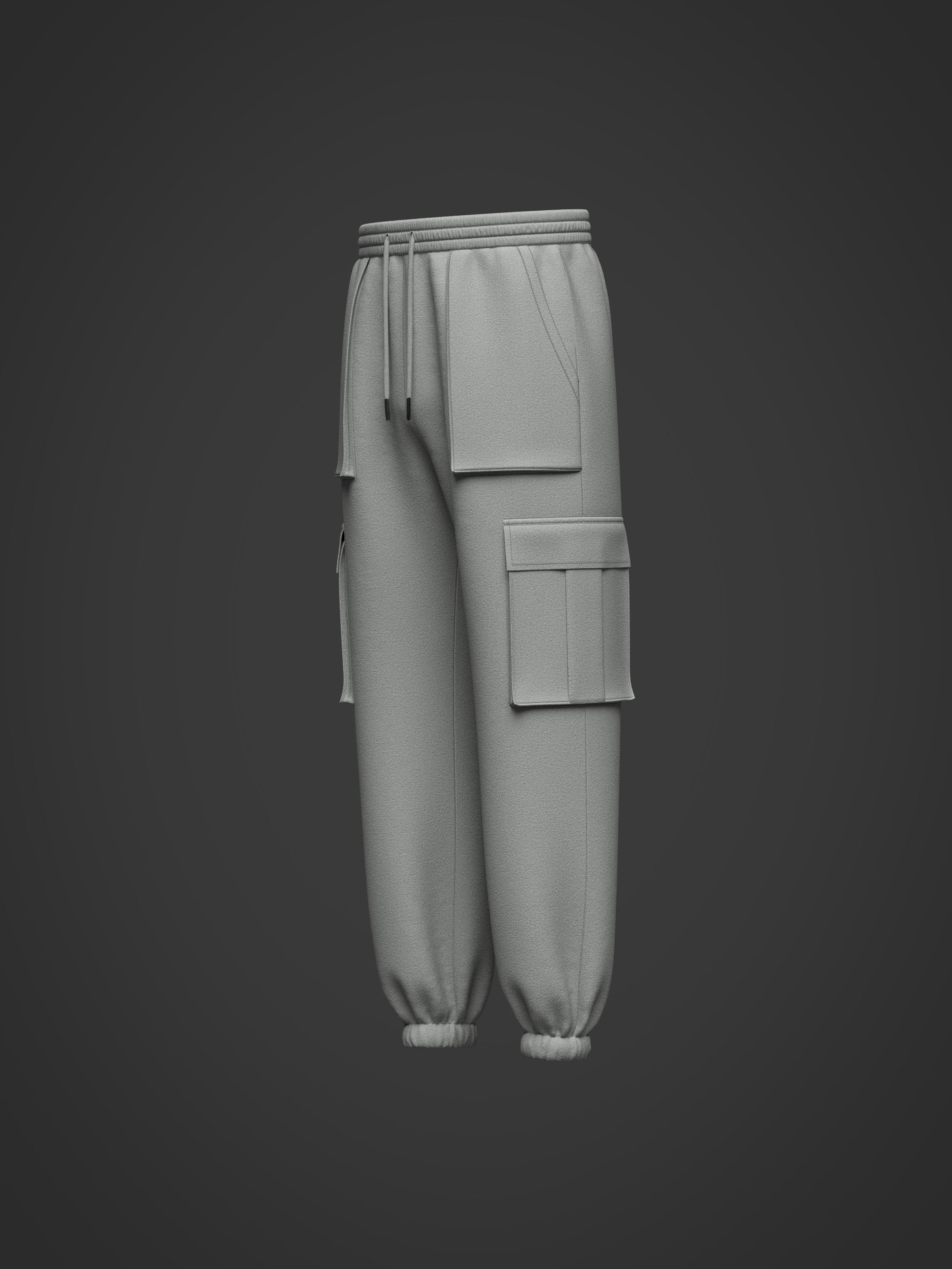 Mens Jogger 3d Model 3D model_11
