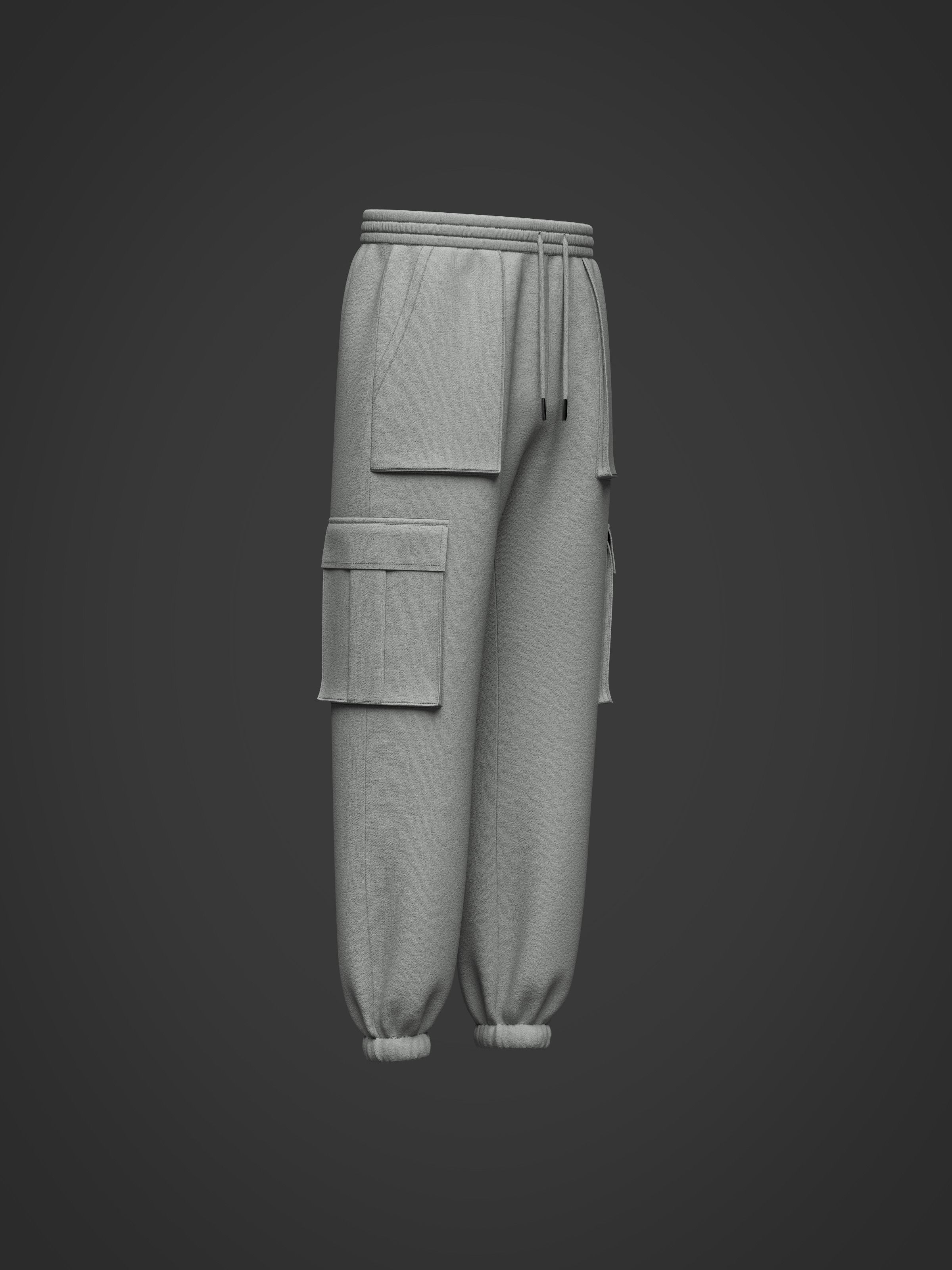 Mens Jogger 3d Model 3D model_5