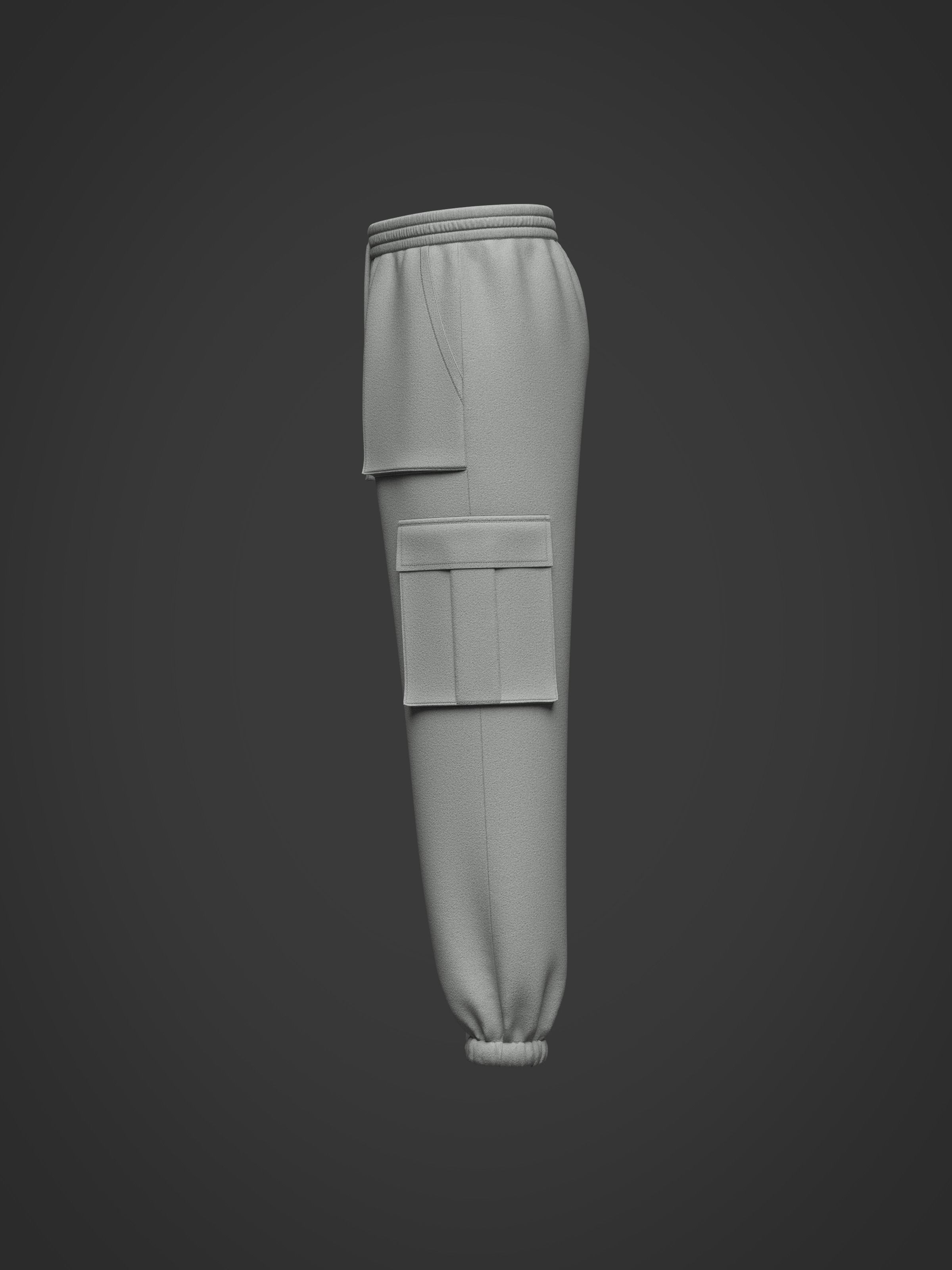Mens Jogger 3d Model 3D model_10