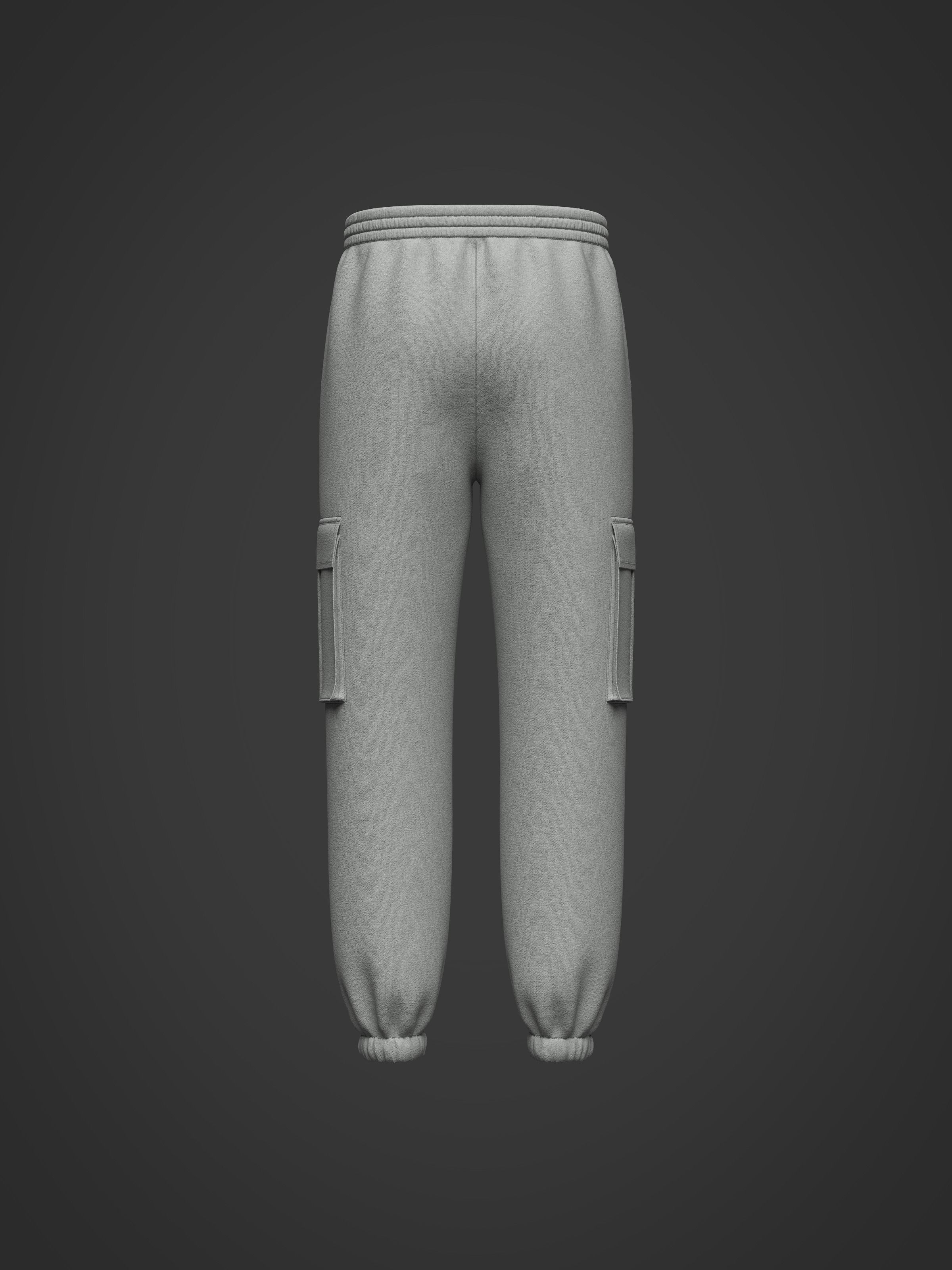 Mens Jogger 3d Model 3D model_8