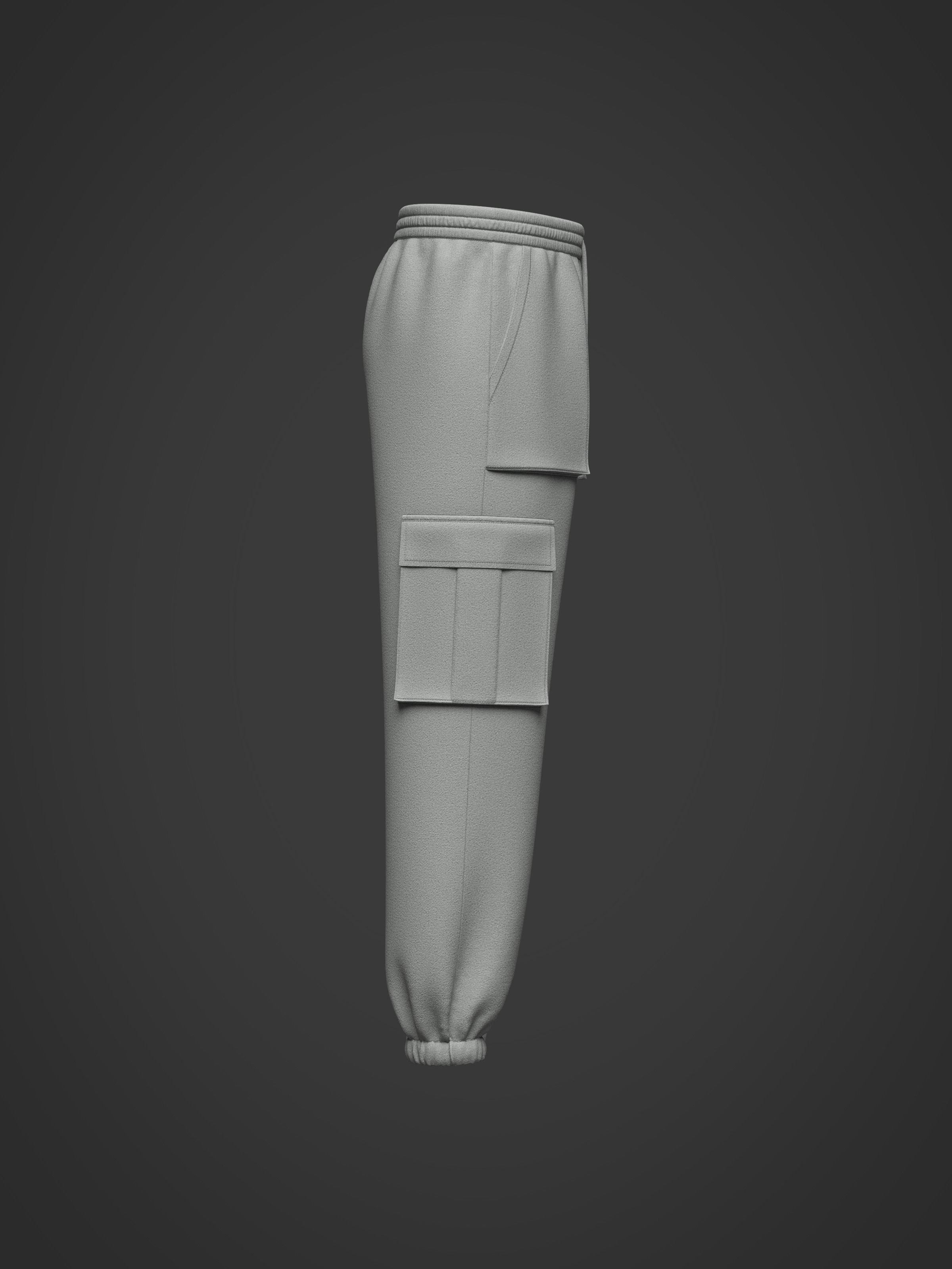 Mens Jogger 3d Model 3D model_6