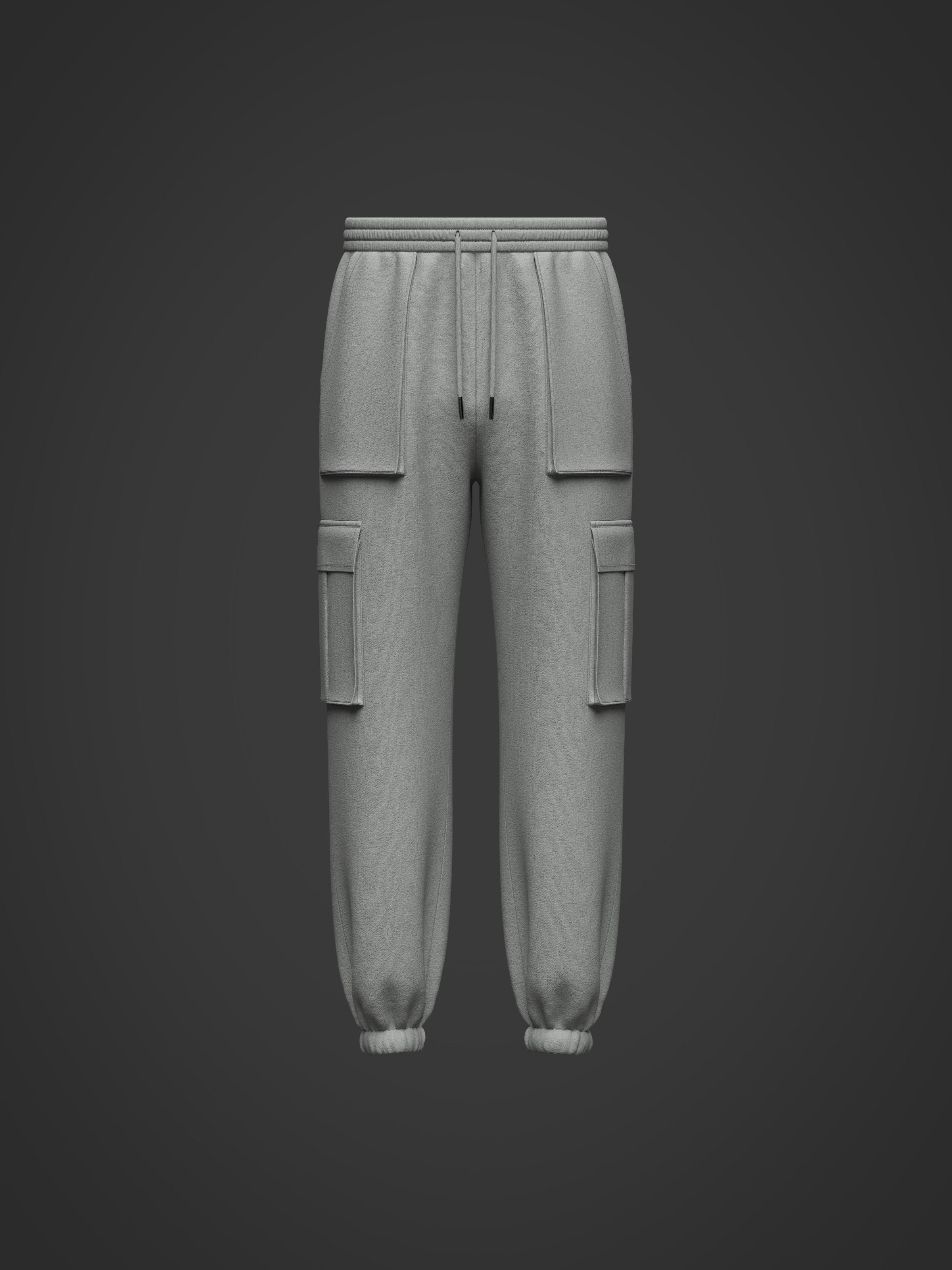 Mens Jogger 3d Model 3D model_4